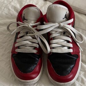 Nike Kids Red and Black Sneakers